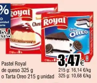 Froiz Pastel Royal de queso 325 g o Tarta Oreo 215 g oferta