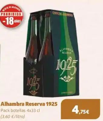 Froiz Alhambra Reserva 1925 Pack botellas 4x33 cl oferta