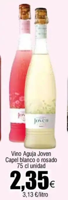 Froiz Vino Aguja Joven Capel blanco o rosado 75 cl unidad oferta