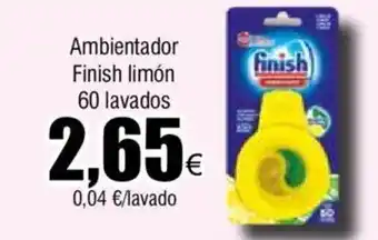 Froiz Ambientador Finish limón 60 lavados oferta