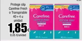 Froiz Protege slip Carefree Fresh o Transpirable 40+4 u unidad oferta