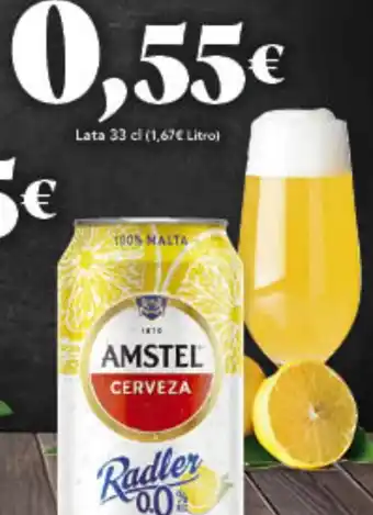 Gadis Cerveza Radler Limon 0,0 AMSTEL oferta
