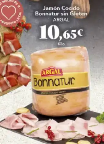 Gadis Jamón Cocido Bonnatur sin Gluten ARGAL oferta