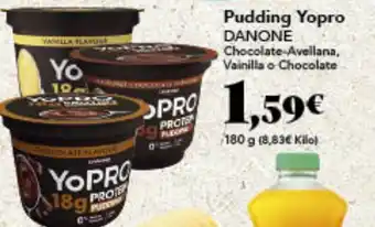 Gadis Pudding Yopro DANONE Chocolate-Avellana, Vainilla o Chocolate oferta