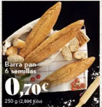 Gadis Barra pan 6 semillas oferta