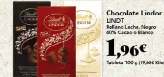 Gadis Chocolate Lindor LINDT oferta