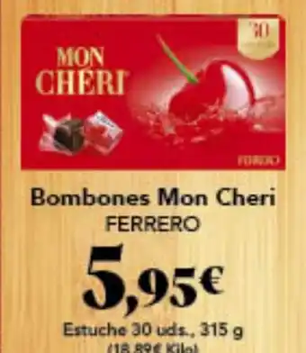 Gadis Bombones Mon Cheri FERRERO oferta