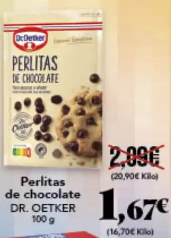 Gadis Perlitas de chocolate DR. OETKER oferta