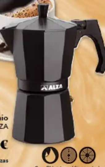 Gadis Cafetera Aluminio Negra basic ALZA oferta