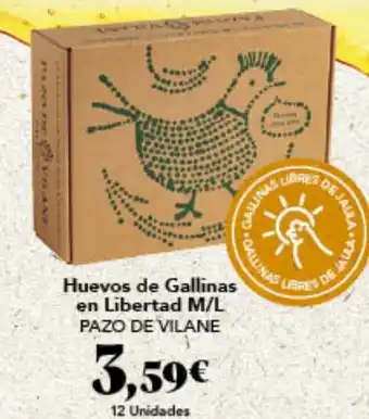 Gadis Huevos de Gallinas en Libertad M/L PAZO DE VILANE oferta