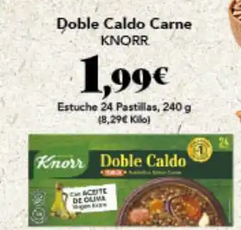 Gadis Doble Caldo Carne KNORR oferta