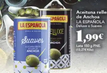 Gadis Aceituna rellena de Anchoa LA ESPAÑOLA oferta