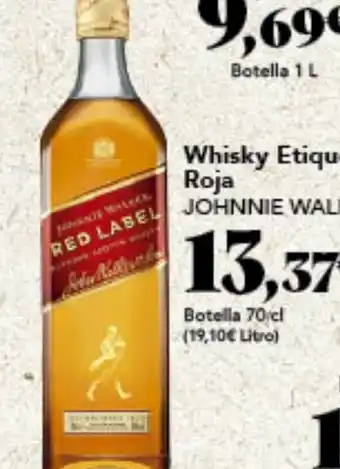 Gadis Whisky Etiqueta Roja JOHNNIE WALKER oferta