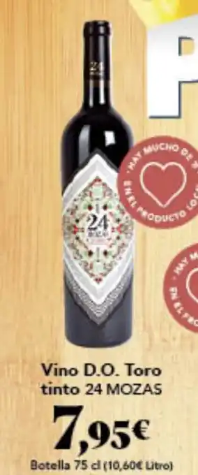 Gadis Vino D.O. Toro tinto 24 MOZAS oferta