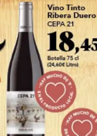 Gadis Vino Tinto Ribera Duero CEPA 21 oferta