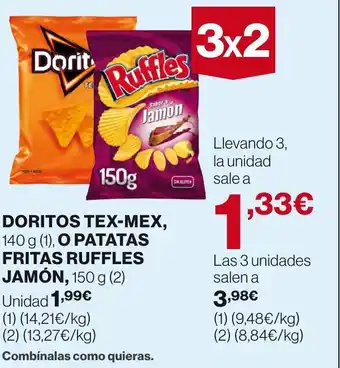 Hipercor DORITOS TEX-MEX, oferta