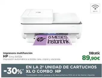 El Corte Inglés Impresora multifunción HP Envy 6432e oferta