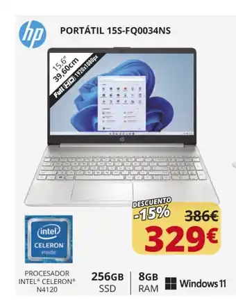 Dynos Informática PORTÁTIL 15S-FQ0034NS oferta
