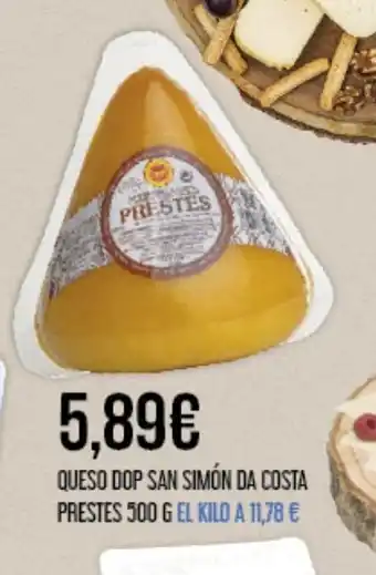 Claudio QUESO DOP SAN SIMÓN DA COSTA PRESTES 500 G EL KILO A 11,78 € oferta