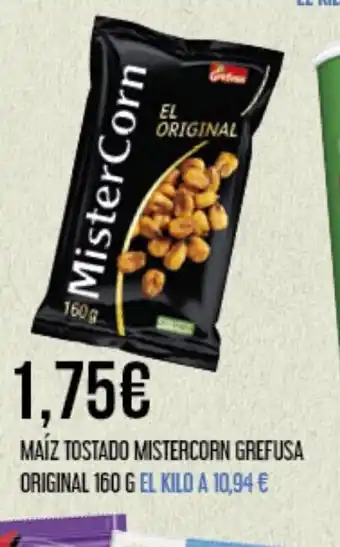 Claudio MAÍZ TOSTADO MISTERCORN GREFUSA ORIGINAL 160 G EL KILO A 10,94 € oferta