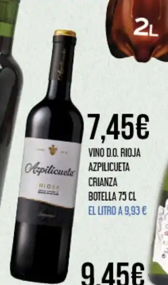 Claudio VINO D.O. RIOJA AZPILICUETA oferta