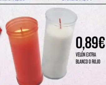 Claudio VELÓN EXTRA BLANCO O ROJO oferta