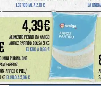Claudio ALIMENTO PERRO IFA AMIGO ARROZ PARTIDO BOLSA 5 KG oferta