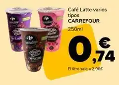 Supeco Carrefour - cafe latte oferta
