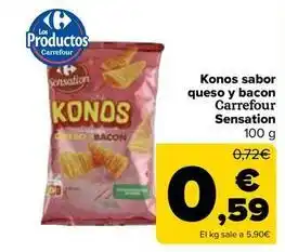 Carrefour Carrefour - konos sabor queso y bacon sensation oferta