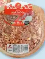 Carrefour Carrefour - pizza refrigerada jamón y queso carbonara o barbacoa oferta