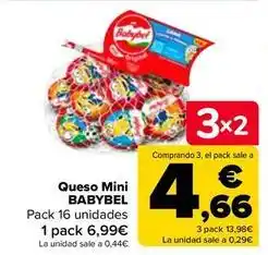 Carrefour Babybel - queso mini oferta