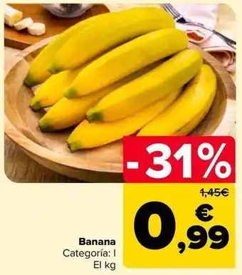 Carrefour Banana oferta
