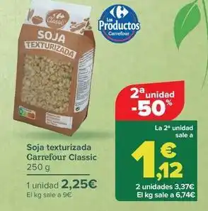 Carrefour Carrefour - soja texturizada classic oferta