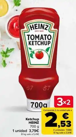Carrefour Heinz - ketchup oferta