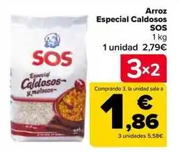 Carrefour Sos - arroz especial caldosos oferta