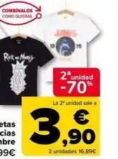 Carrefour Camisetas licencias hombre oferta