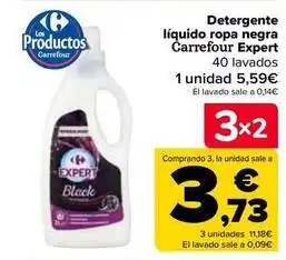 Carrefour Carrefour - detergente líquido ropa negra expert oferta