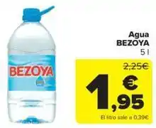 Carrefour Market Bezoya - agua oferta