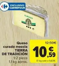 Carrefour Market Tierra de tradición - queso curado mezcla oferta