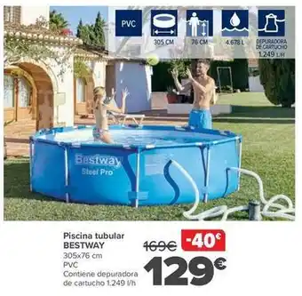 Carrefour Bestway - piscina tubular oferta