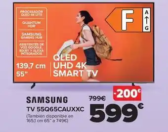 Carrefour Samsung - tv 55q65cauxxc oferta