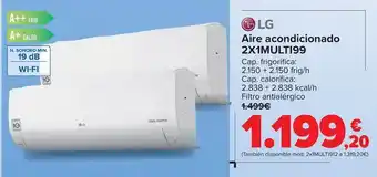 Carrefour Lg - aire acondicionado 2x1multi99 oferta