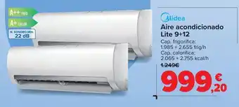 Carrefour Midea - aire acondicionado lite 9+12 oferta