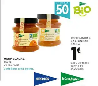Hipercor Mermeladas 350g oferta