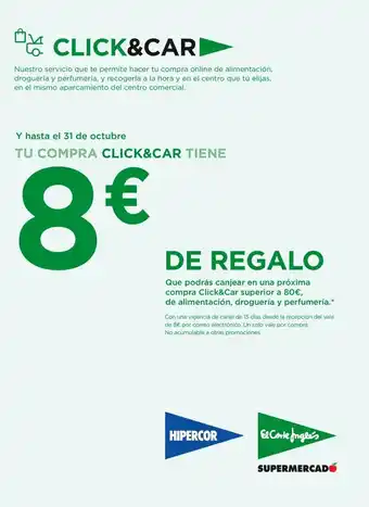 Hipercor Click&Car Tu Compra Tiene oferta