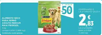Hipercor Alimento Seco Para Perro Adulto Medium Maxi Friskies 3 kg oferta