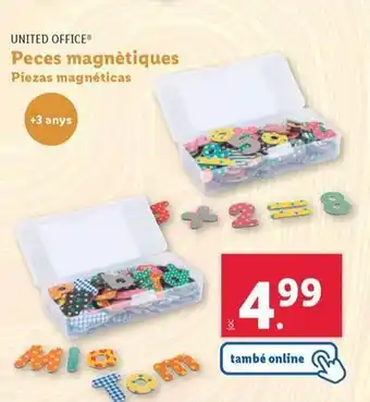 Lidl United office - piezas magneticas oferta