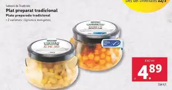 Lidl Sabores de tradicion - plato preparado tradicional oferta