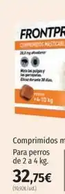 El Corte Inglés Frontpro - comprimidos masticables desparasitantes oferta