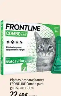 El Corte Inglés Frontline - pipetas desparasitantes oferta